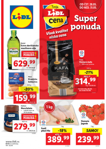 Lidl Srbija Katalog Akcija 01 11 07 11 2018 Kuda U Kupovinu