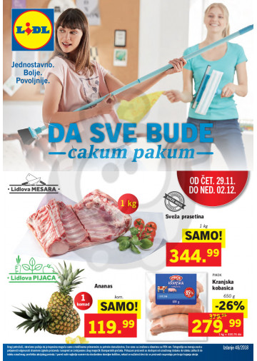 Lidl Srbija Katalog Akcija 29 11 05 12 2018 Kuda U Kupovinu