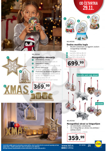 Lidl Srbija Katalog Akcija 29 11 05 12 2018 Kuda U Kupovinu