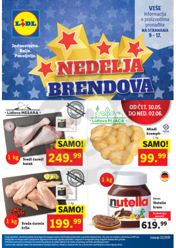 Lidl Srbija Katalog Akcija 30 05 05 06 2019 Kuda U Kupovinu