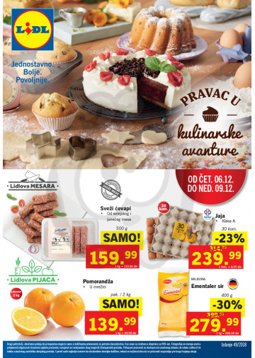 Lidl Srbija Katalog Akcija 06 12 12 12 2018 Kuda U Kupovinu