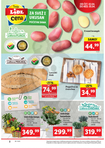 Lidl Srbija Katalog Akcija Hrana 02 04 08 04 2020 Kuda U Kupovinu