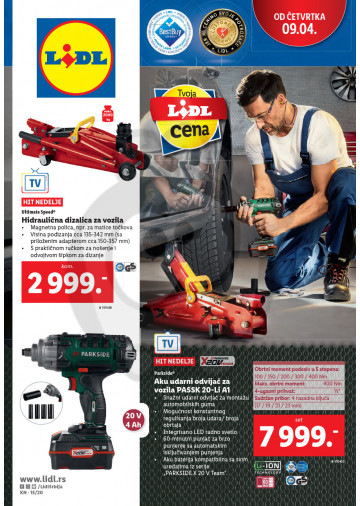 Lidl Srbija Katalog Akcija Neprehrana 09 04 15 04 2020 Kuda U Kupovinu