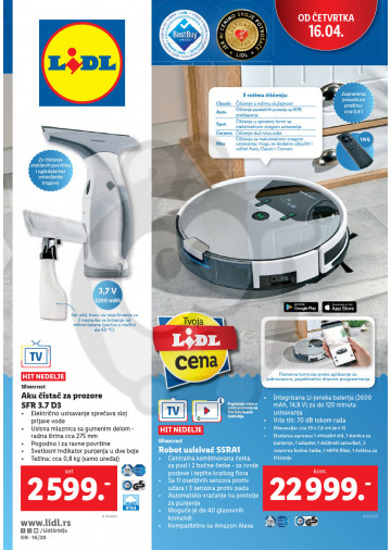 Lidl Srbija Katalog Akcija Neprehrana 16 04 22 04 2020 Kuda U Kupovinu