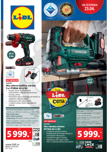 Lidl Srbija Katalog Akcija Neprehrana 23 04 29 04 2020 Kuda U Kupovinu