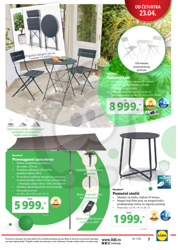 Lidl Srbija Katalog Akcija Neprehrana 16 04 22 04 2020 Kuda U Kupovinu