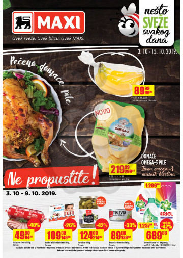 Maxi Katalog Akcija 03 10 15 10 2019 Kuda U Kupovinu