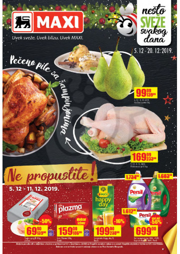 Maxi Katalog Akcija 05 12 20 12 2019 Kuda U Kupovinu