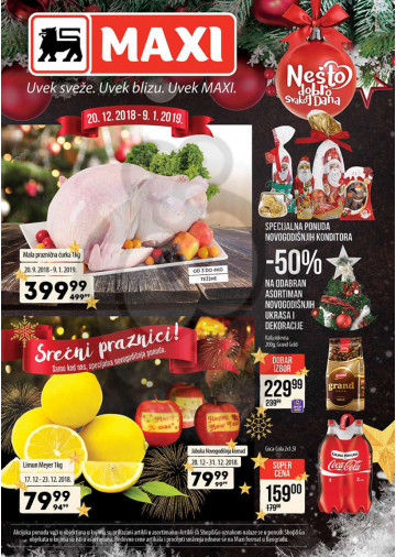 Maxi Katalog Akcija 20 12 2018 09 01 2019 Kuda U Kupovinu