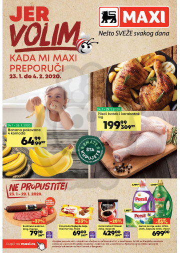 Maxi Katalog Akcija 23 01 04 02 2020 Kuda U Kupovinu