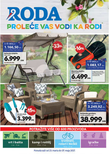 Roda Akcija Katalog 23 03 07 05 2017 Kuda U Kupovinu