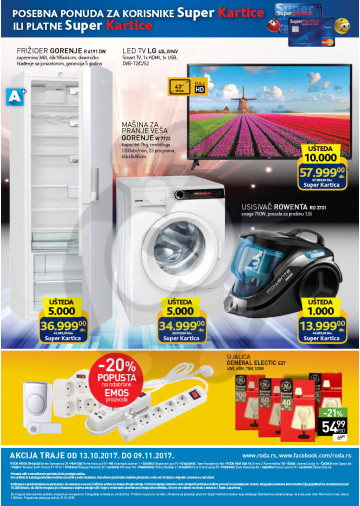 Roda Akcija Katalog Tehnika 13 10 09 11 2017 Kuda U Kupovinu