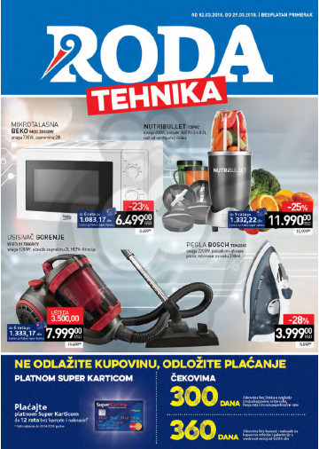 Roda Akcija Katalog Tehnika 02 03 29 03 2018 Kuda U Kupovinu