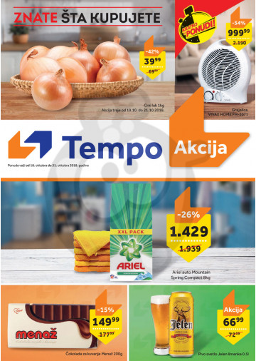 Tempo Katalog Akcija 18 10 31 10 2018 Kuda U Kupovinu
