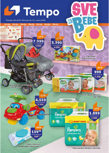Tempo Katalog Akcija Sve Za Bebe 22 02 2 103 2018 Kuda U Kupovinu
