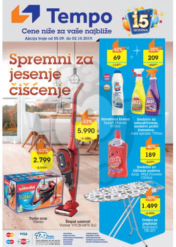 Tempo Katalog Akcija Jesenje Ciscenje 05 09 02 10 2019 Kuda U Kupovinu