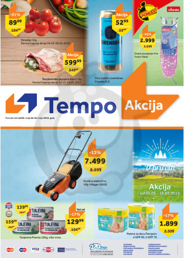 Tempo Katalog Akcija 03 05 16 05 2018 Kuda U Kupovinu