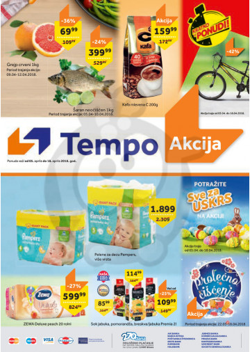 Tempo Katalog Akcija 05 04 18 04 2018 Kuda U Kupovinu