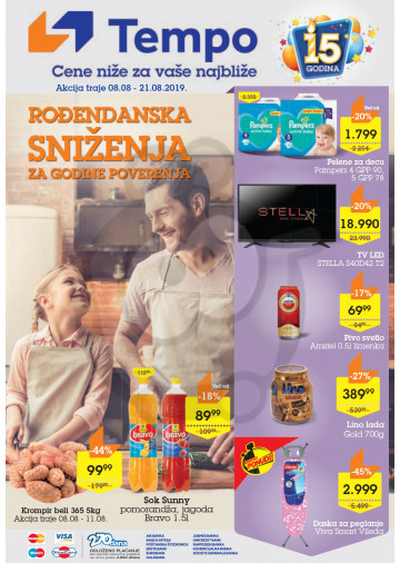 Tempo Katalog Akcija 08 08 21 08 2019 Kuda U Kupovinu