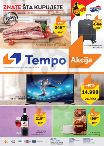 Tempo Katalog Akcija 15 11 05 12 2018 Kuda U Kupovinu
