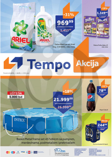 Tempo Katalog Akcija 16 06 29 06 2016 Kuda U Kupovinu