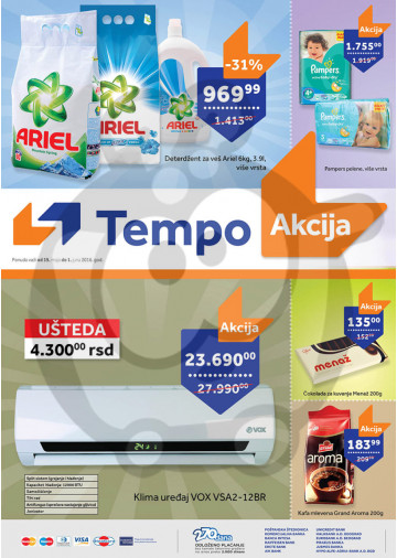 Tempo Katalog Akcija 19 05 01 06 2016 Kuda U Kupovinu