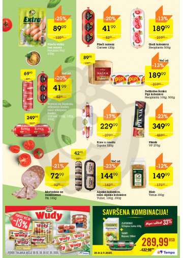 Tempo Katalog Akcija 20 08 02 09 2020 Kuda U Kupovinu