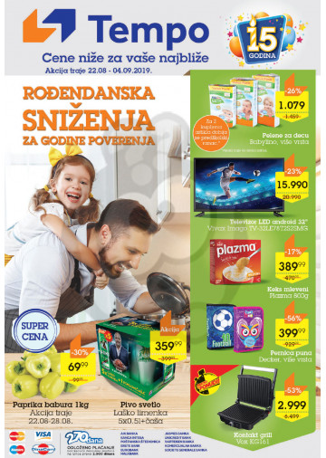 Tempo Katalog Akcija 22 08 04 09 2019 Kuda U Kupovinu