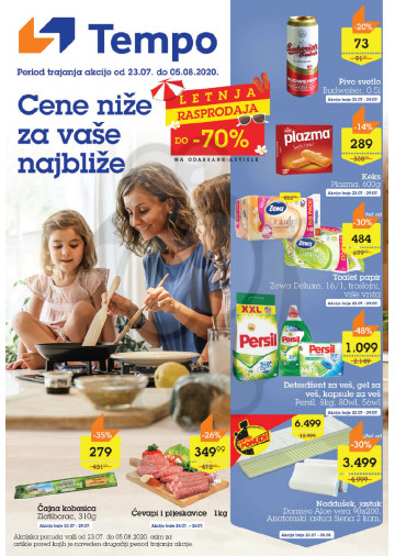 Tempo Katalog Akcija 23 07 05 08 2020 Kuda U Kupovinu
