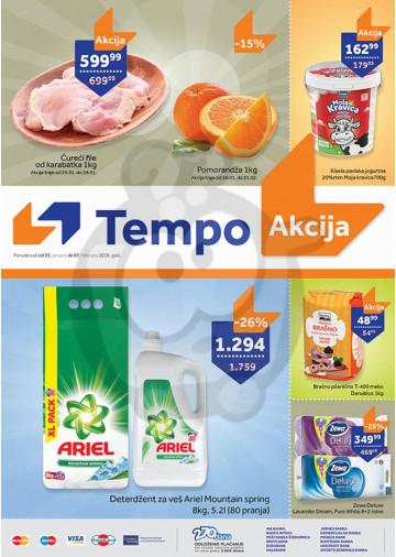 Tempo Katalog Akcija 25 01 07 02 2018 Kuda U Kupovinu