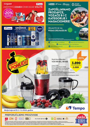 Tempo Akcija Katalog / Tempo Katalog Akcija 21.09. - 04.10.2017. | Kuda u Kupovinu : Pored standardnih metoda plaćanja u tempo centrima možete platiti i čekovima građana uz odloženo.