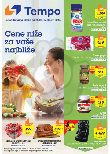 Tempo Katalog Akcija 25 06 08 07 2020 Kuda U Kupovinu