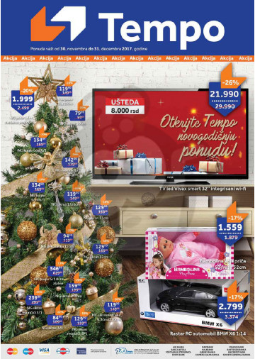 Tempo Katalog Novogodisnja Akcija 30 11 31 12 2017 Kuda U Kupovinu