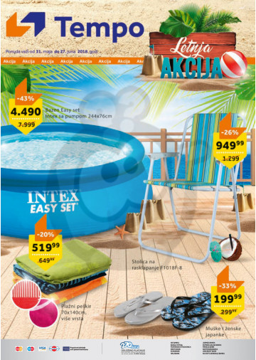 Tempo Katalog Akcija Sve Za Leto 31 05 13 06 2018 Kuda U Kupovinu