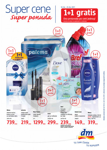 Dm Drogerie Markt Katalog Akcija 10 04 23 04 2017 Kuda U Kupovinu