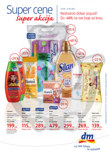 Dm Drogerie Markt Katalog Akcija 29 08 11 09 2016 Kuda U Kupovinu