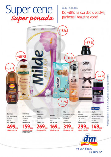 Dm Drogerie Markt Katalog Akcija 22 05 04 06 2017 Kuda U Kupovinu