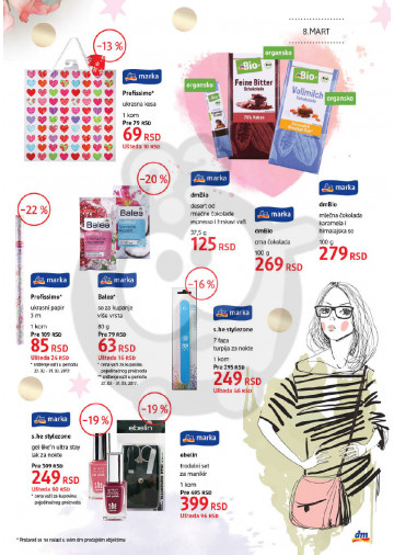Dm Drogerie Markt Mesecni Katalog Mart 2017 Kuda U Kupovinu