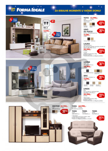 Forma Ideale Namestaj Katalog Akcija 10 12 2018 31 01 2019 Kuda U Kupovinu