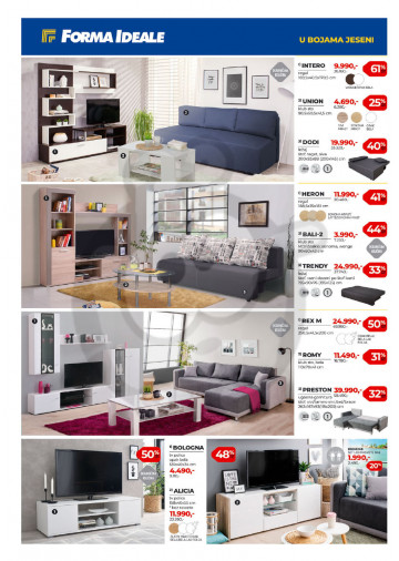Forma Ideale Namestaj Katalog Akcija Oktobar 2019 Kuda U Kupovinu