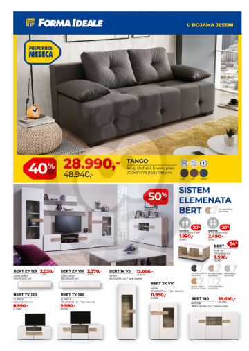 Forma Ideale Namestaj Katalog Akcija Oktobar 2019 Kuda U Kupovinu