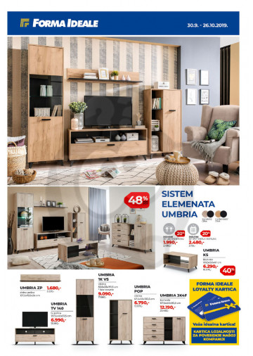 Forma Ideale Namestaj Katalog Akcija Oktobar 2019 Kuda U Kupovinu