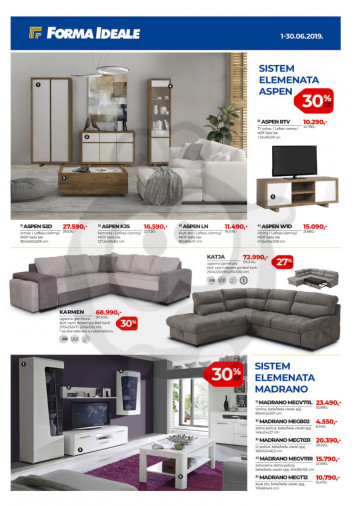 Forma Ideale Namestaj Katalog Akcija Jun 2019 Kuda U Kupovinu