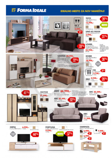 Forma Ideale Namestaj Katalog Akcija 01 05 31 05 2018 Kuda U Kupovinu