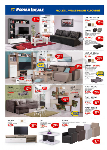 Forma Ideale Namestaj Katalog Akcija 01 03 31 03 2018 Kuda U Kupovinu