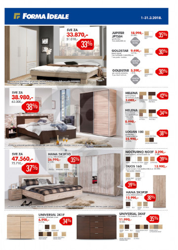 Forma Ideale Namestaj Katalog Akcija 01 03 31 03 2018 Kuda U Kupovinu