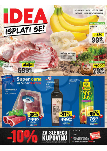 Idea Akcija Katalog Isplati Se 02 01 13 01 2019 Kuda U Kupovinu