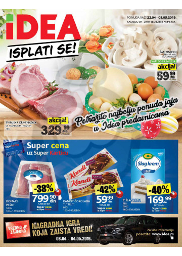 Idea Akcija Katalog Isplati Se 22 04 05 05 2019 Kuda U Kupovinu