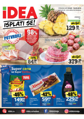 Idea Akcija Katalog Isplati Se 25 02 10 03 2019 Kuda U Kupovinu
