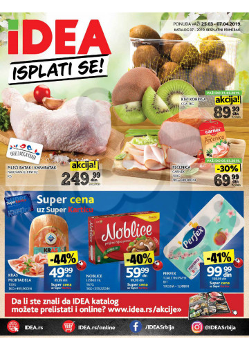 Idea Akcija Katalog Isplati Se 25 03 07 04 2019 Kuda U Kupovinu